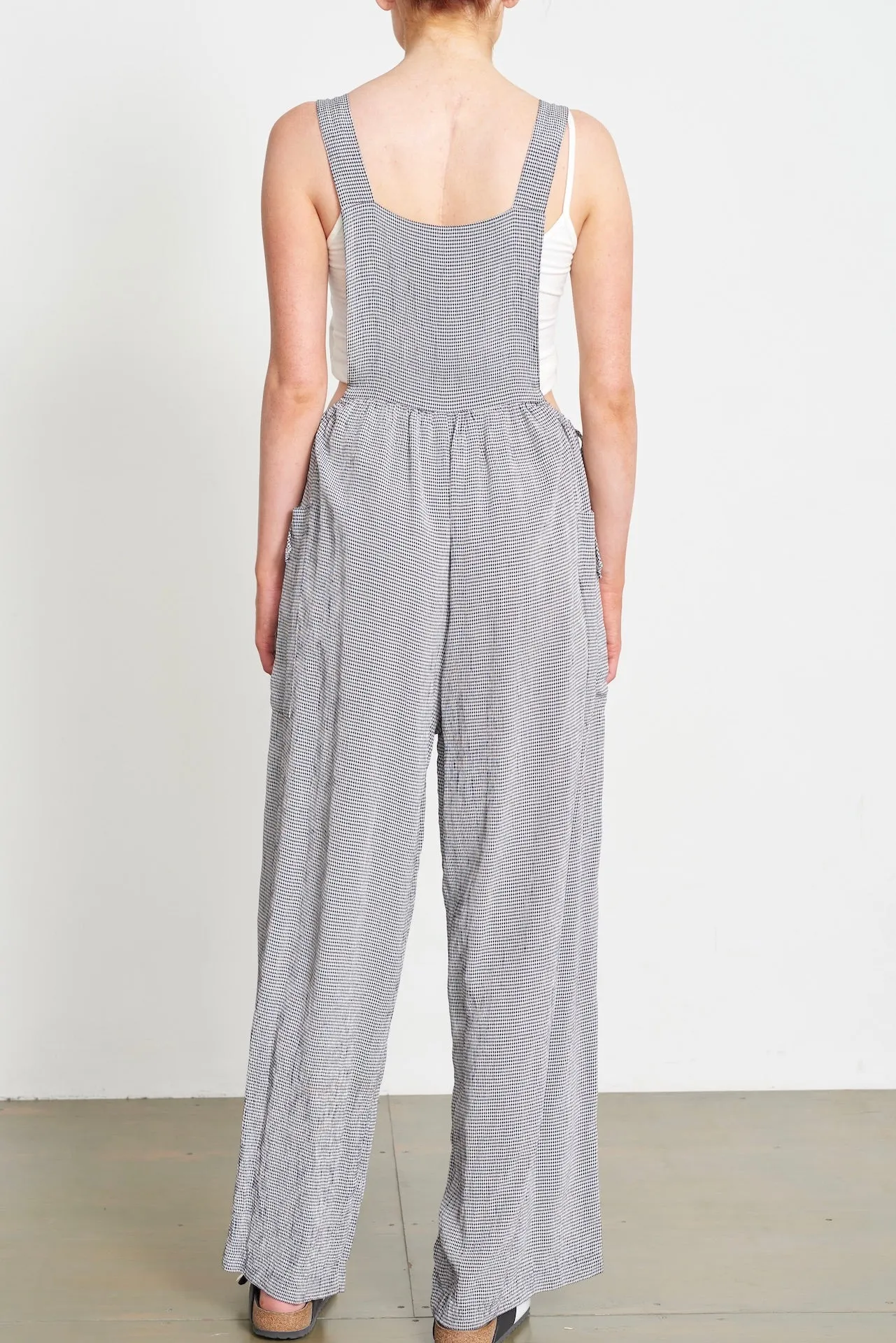 1990's Plaid overalls  - Pre Owned