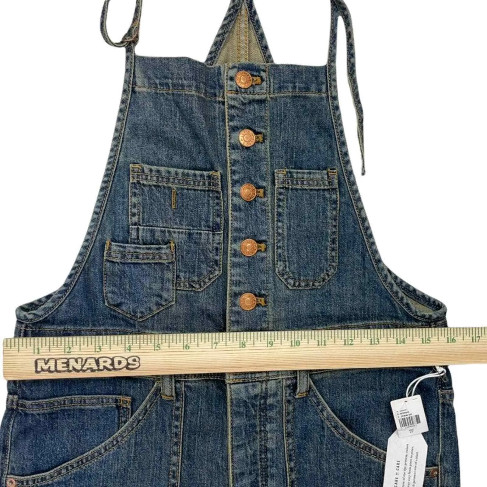 Anthropologie Pilcro The Painters Denim Overalls NEW Size 27