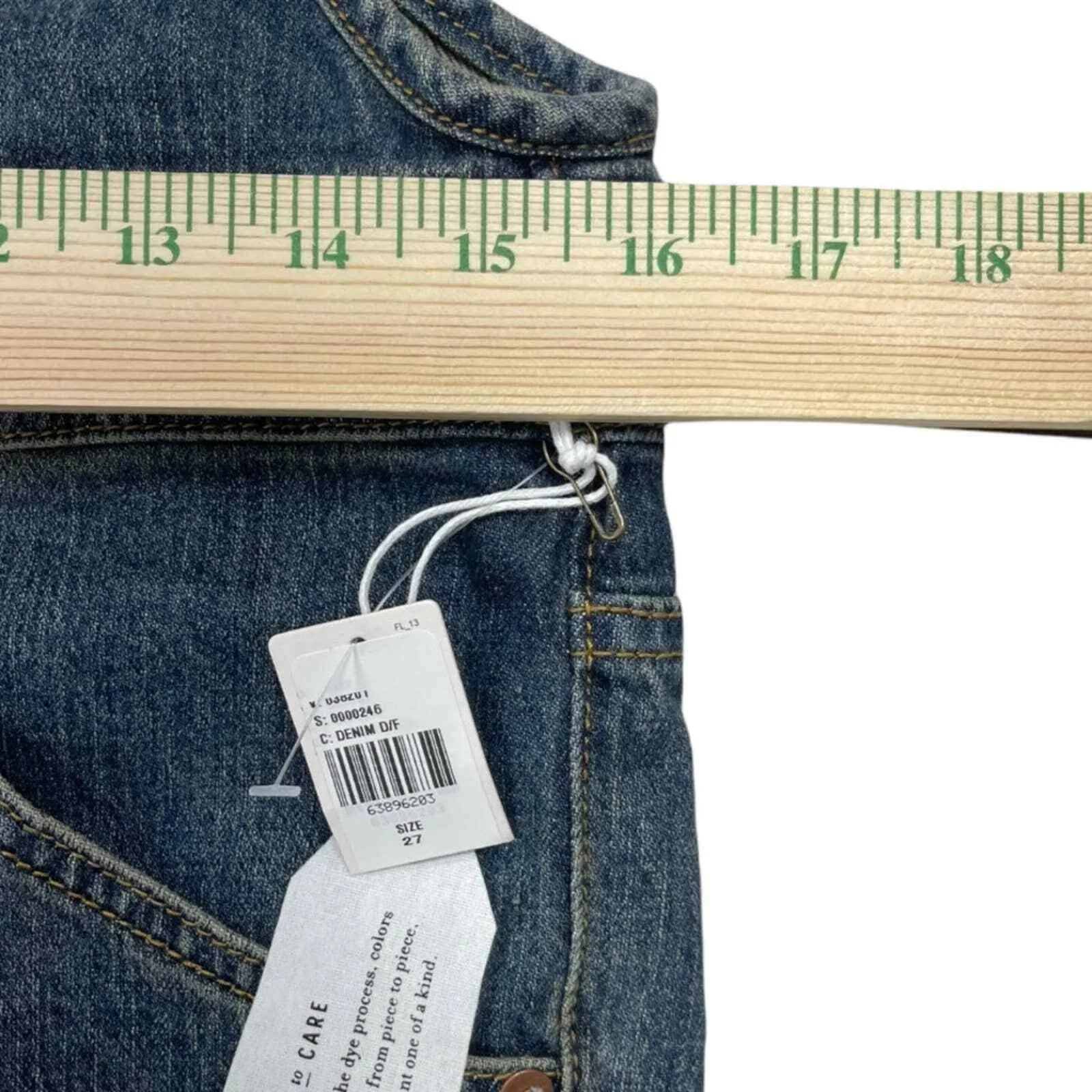 Anthropologie Pilcro The Painters Denim Overalls NEW Size 27