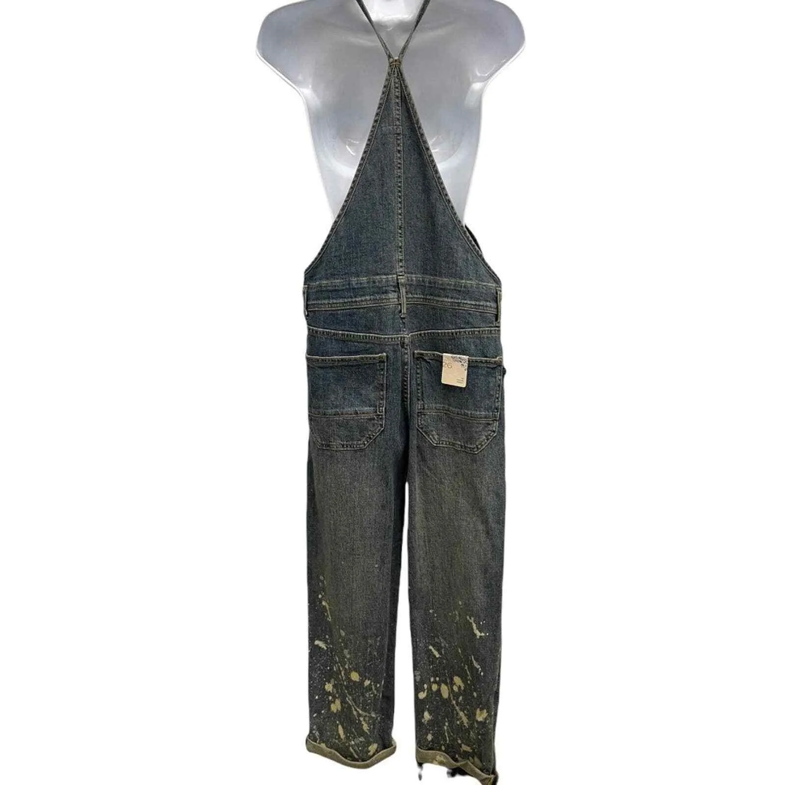 Anthropologie Pilcro The Painters Denim Overalls NEW Size 27