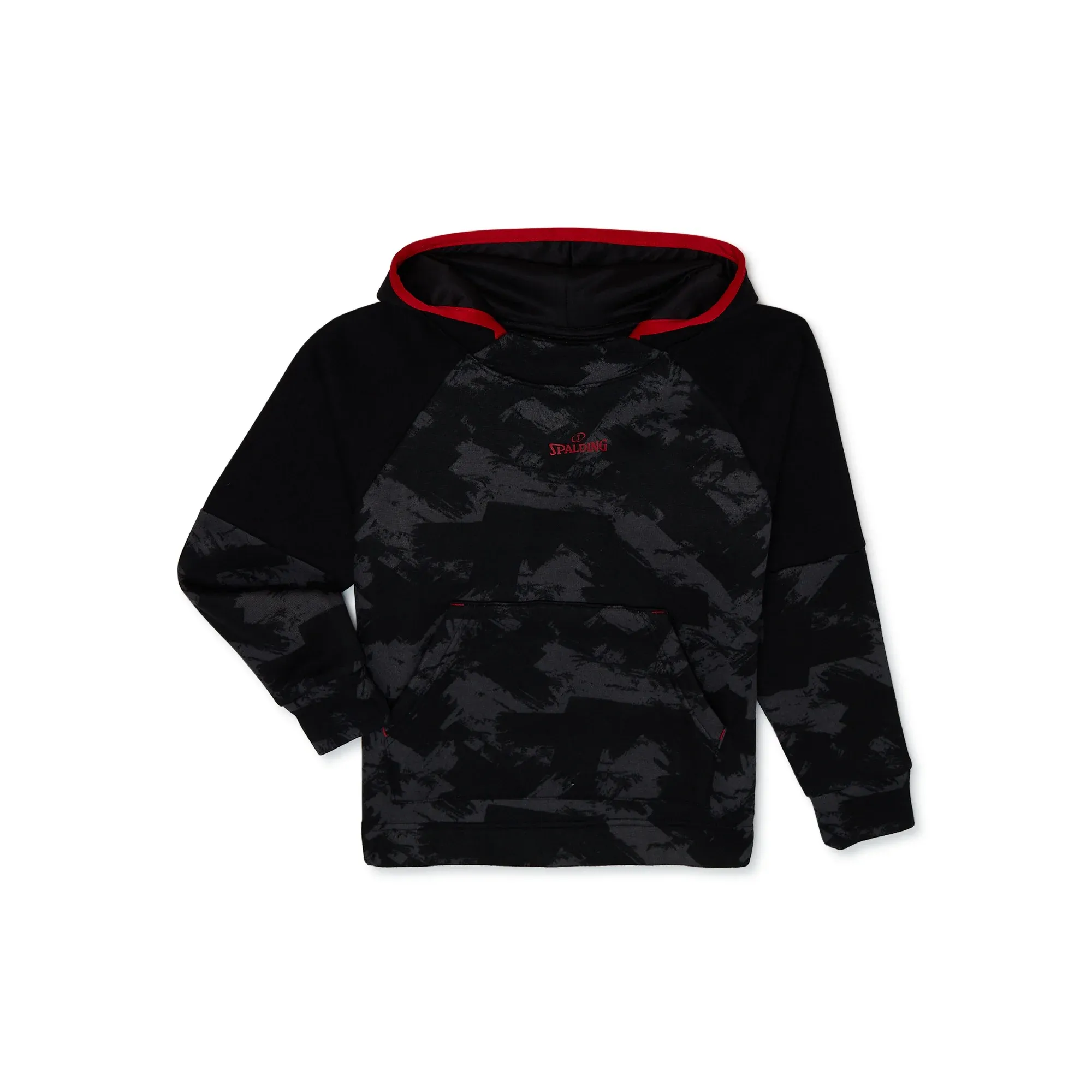 Boys Active Fleece Print Hoodie