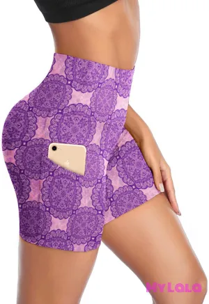 EC2 Pocketed Gym Shorts 24-32 (Beauty in the Mandala)