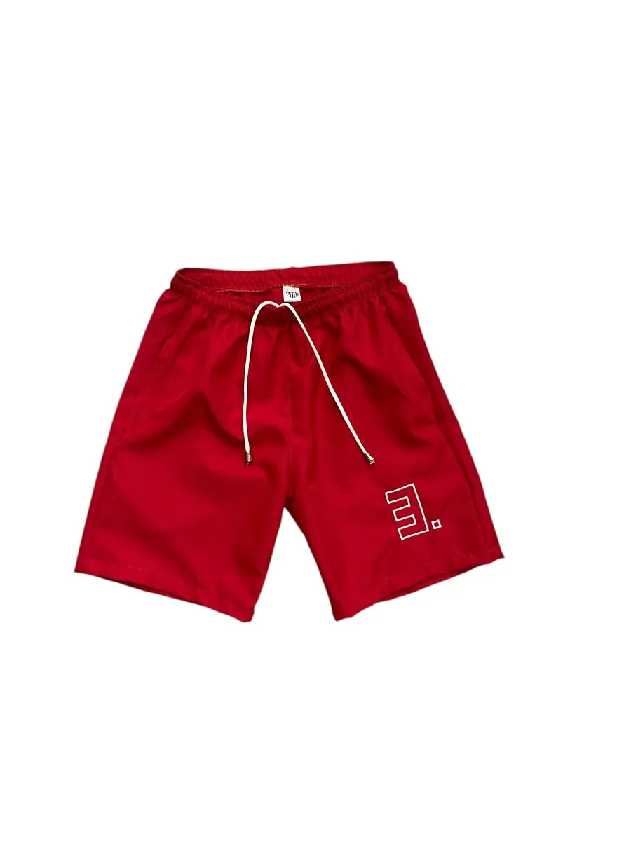 Embedded Reverse E Shorts
