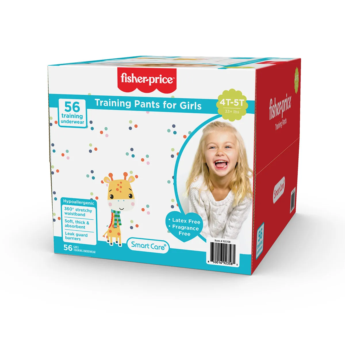 Fisher-Price Training Pants | 4T5T Girls - 56 Counts
