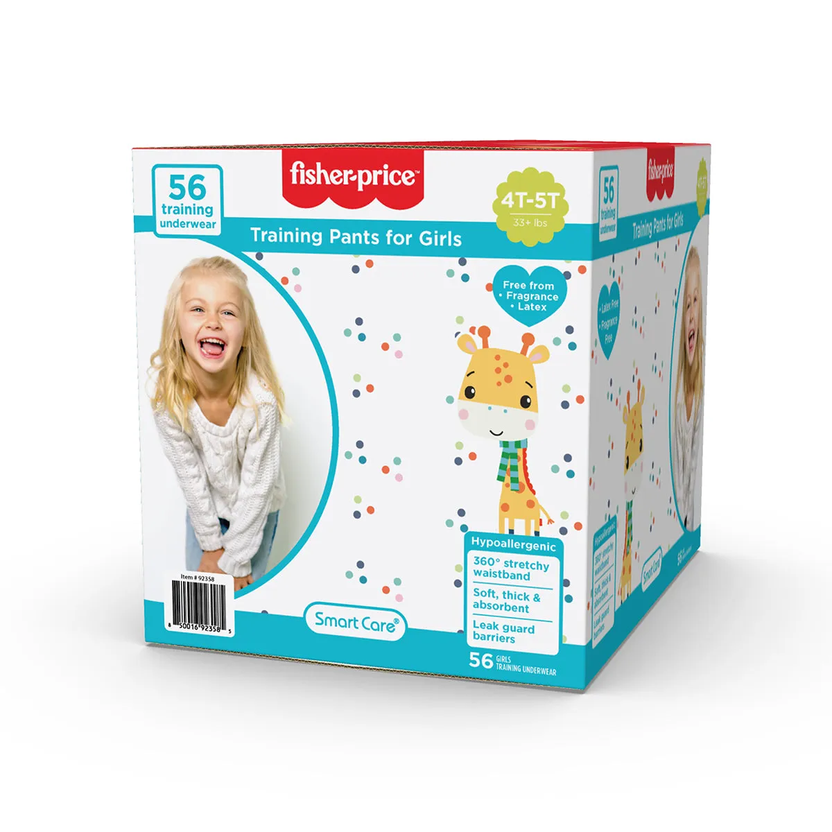 Fisher-Price Training Pants | 4T5T Girls - 56 Counts