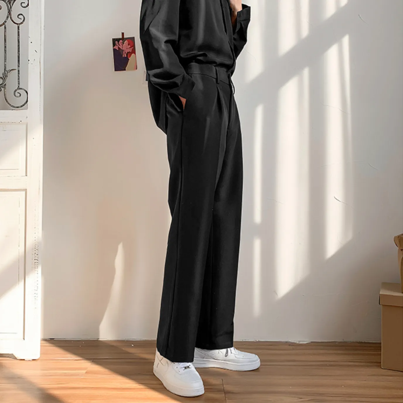 [Korean Style] 3 Colors Straight Casual Pants.