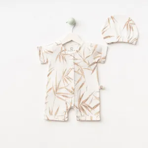 Muslin Wheat Boy Romper Set