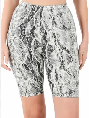 Snakeskin Bike Shorts