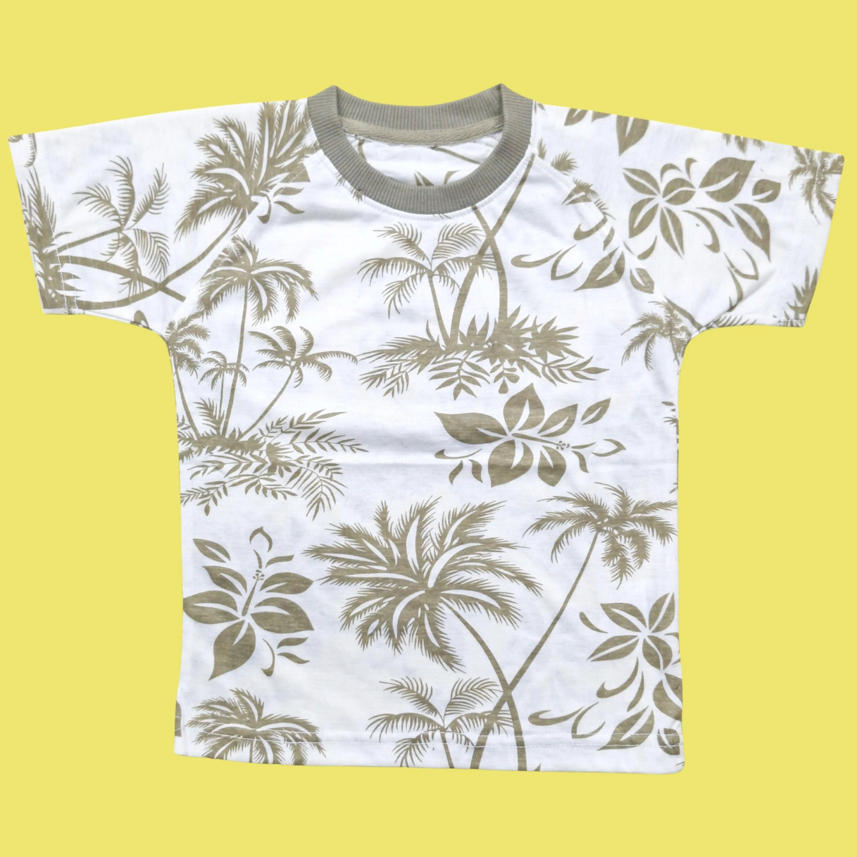 Super Kid - T-Shirt & Denim Shorts - Beach Tree