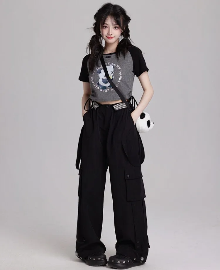 Sweet Dopamine Style Pink Overalls