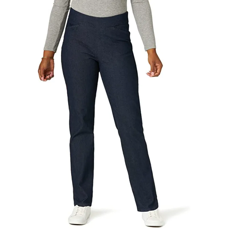 Women's Easy Fit Elastic Waist Pull-On Pant