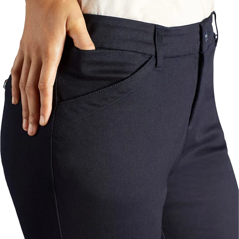 Women's Flex Motion Solid Regular Fit Straight Leg Pant