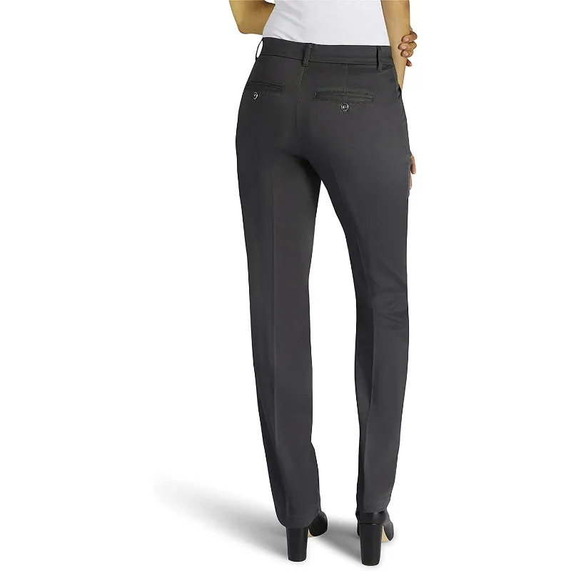 Women's Flex Motion Solid Regular Fit Straight Leg Pant