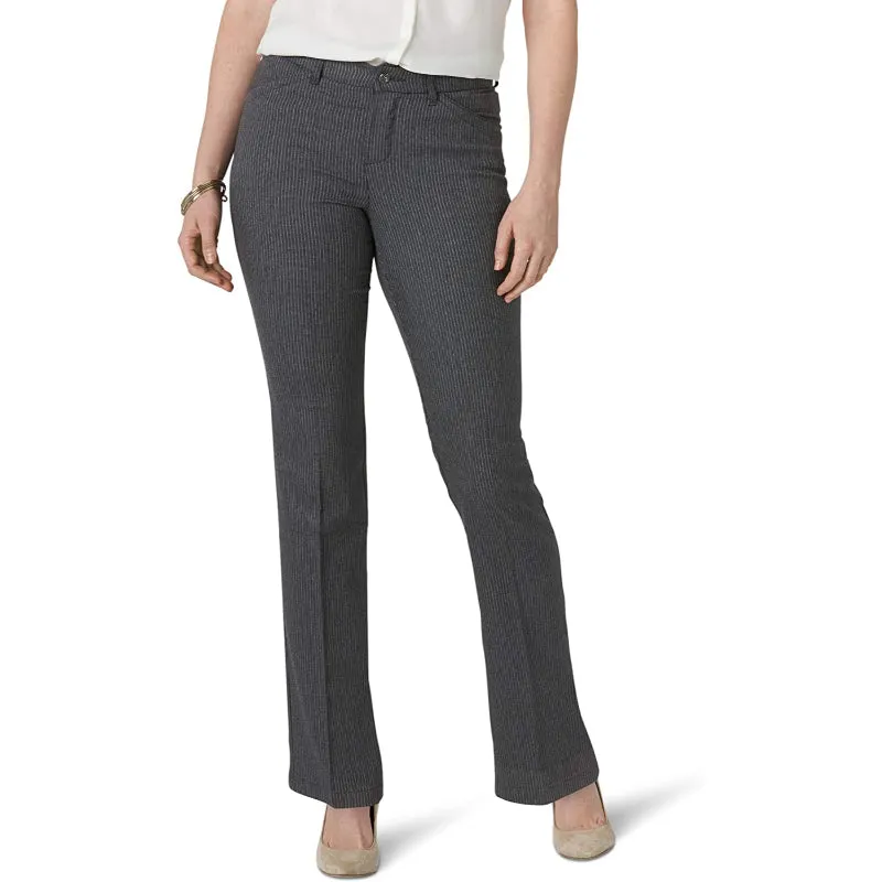 Women's Flex Motion Solid Regular Fit Straight Leg Pant