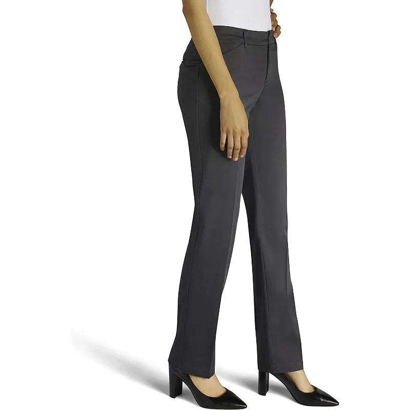 Women's Flex Motion Solid Regular Fit Straight Leg Pant