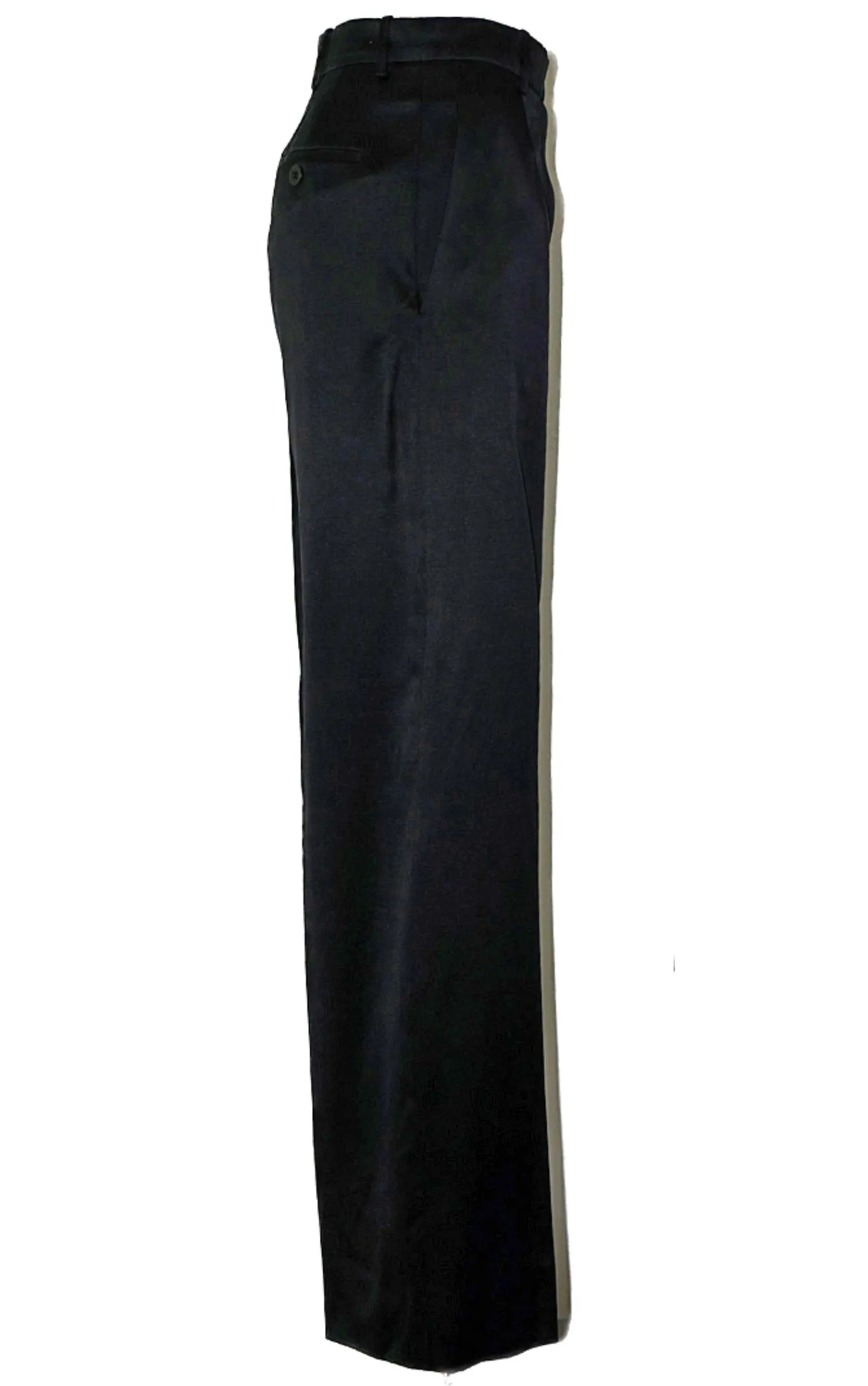 YVES SAINT LAURENT Vintage Silk Wide Leg Pants